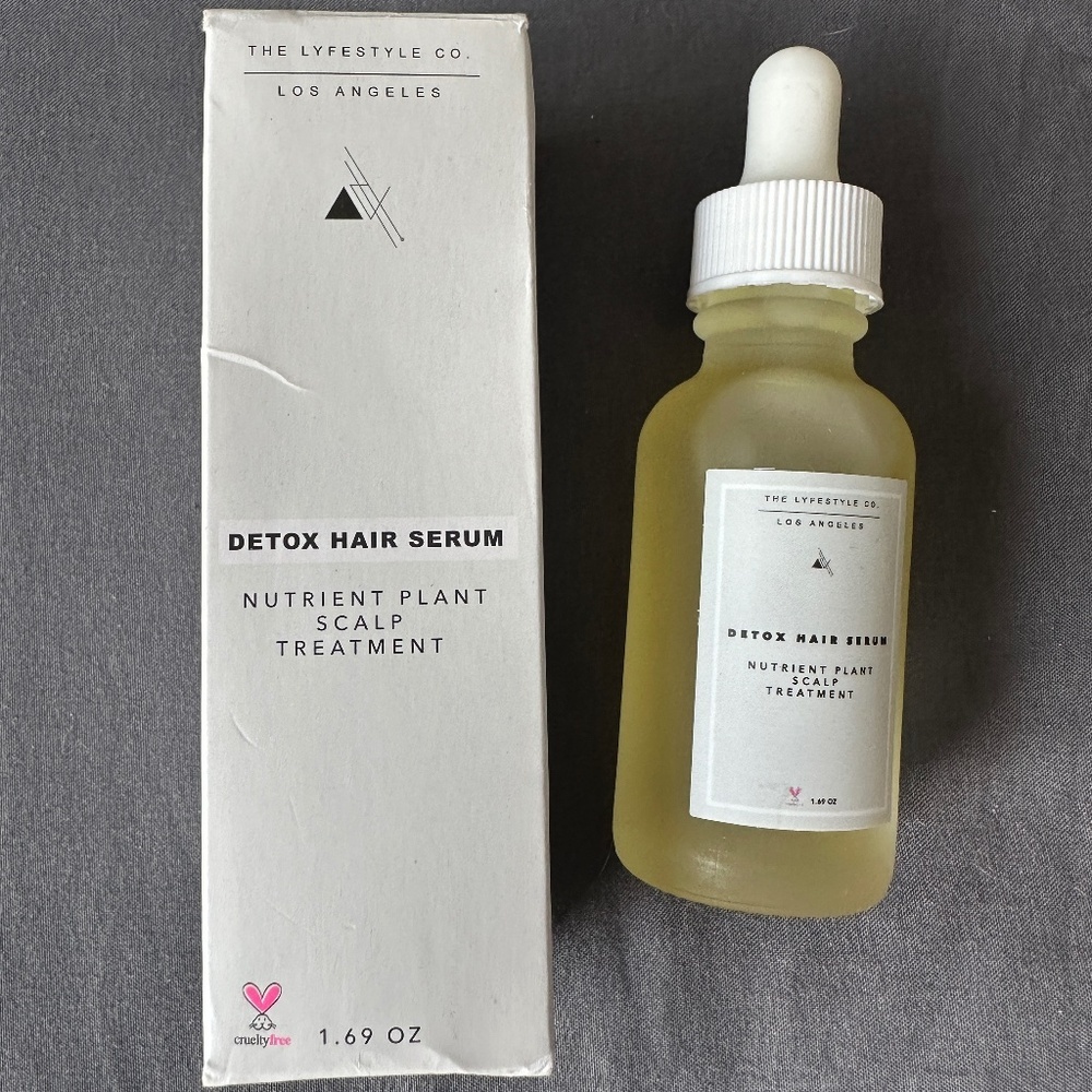 The Lyfestyle Co Detox Hair Serum Nutrient Plan Hair Treatment NEW